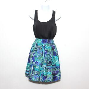 Vintage Options Melrose 100% Silk floral culottes Size M by Options Melrose